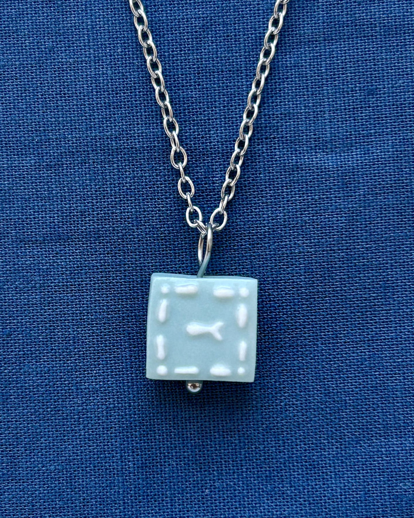 Fish Lagoon Tile Necklace