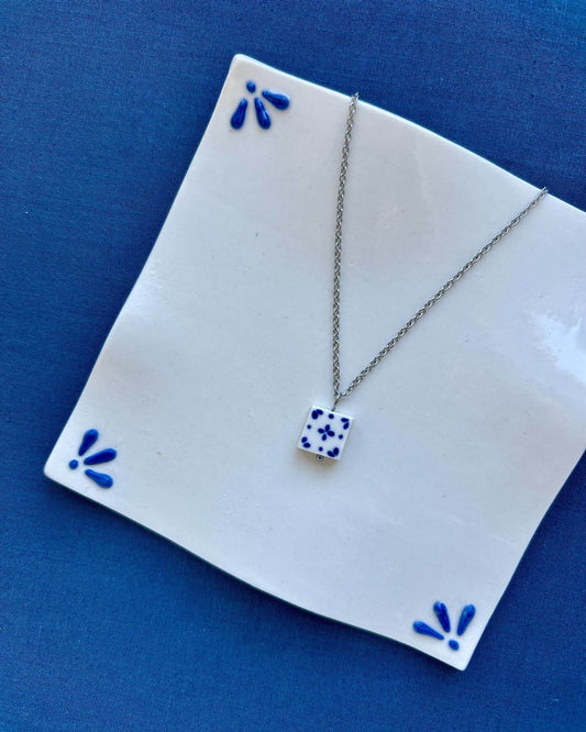 Simple Tiny Tile Necklace